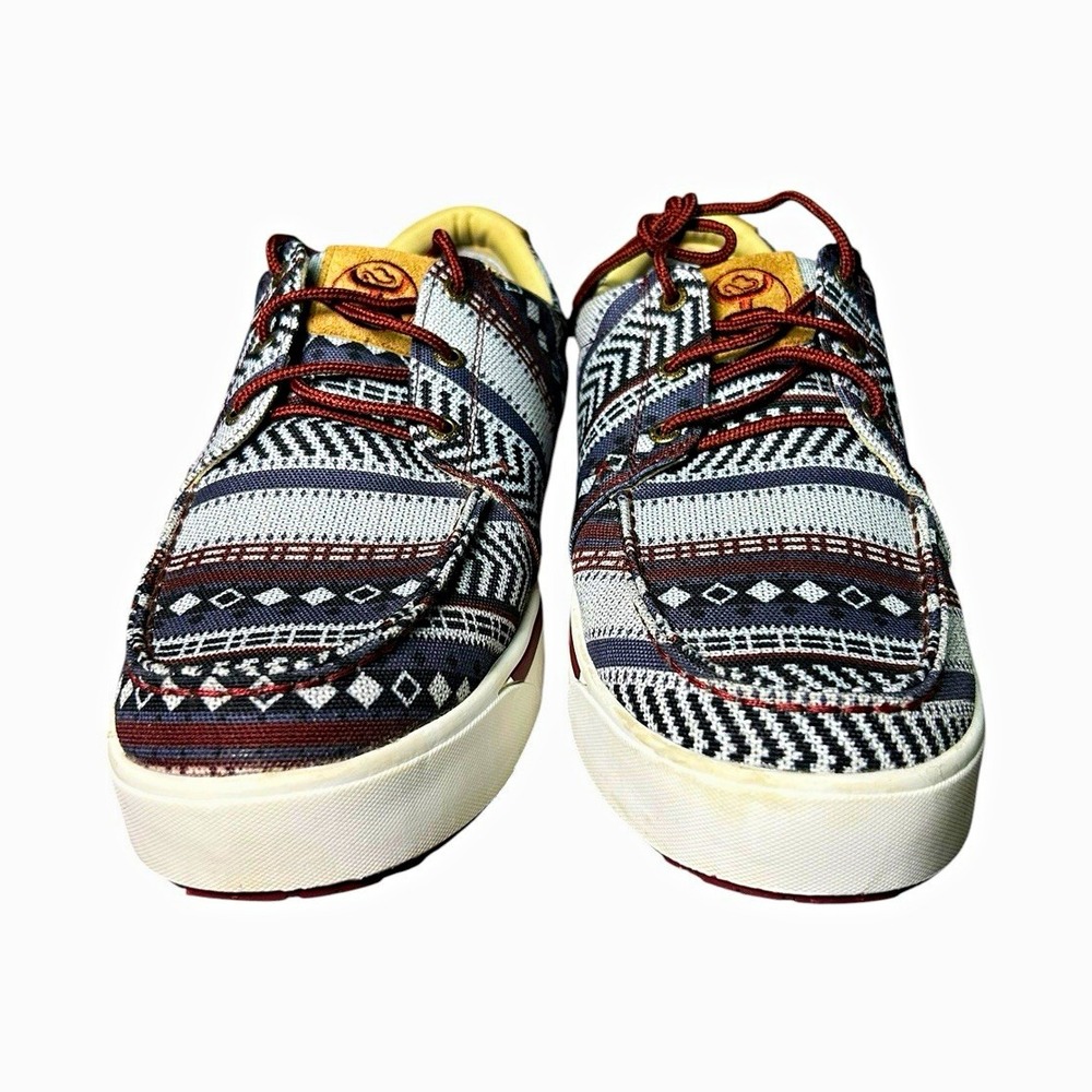 Twisted X Hooey Loper MHYC025 Men's Geometric Multicolor Lace-up Sneakers 12M